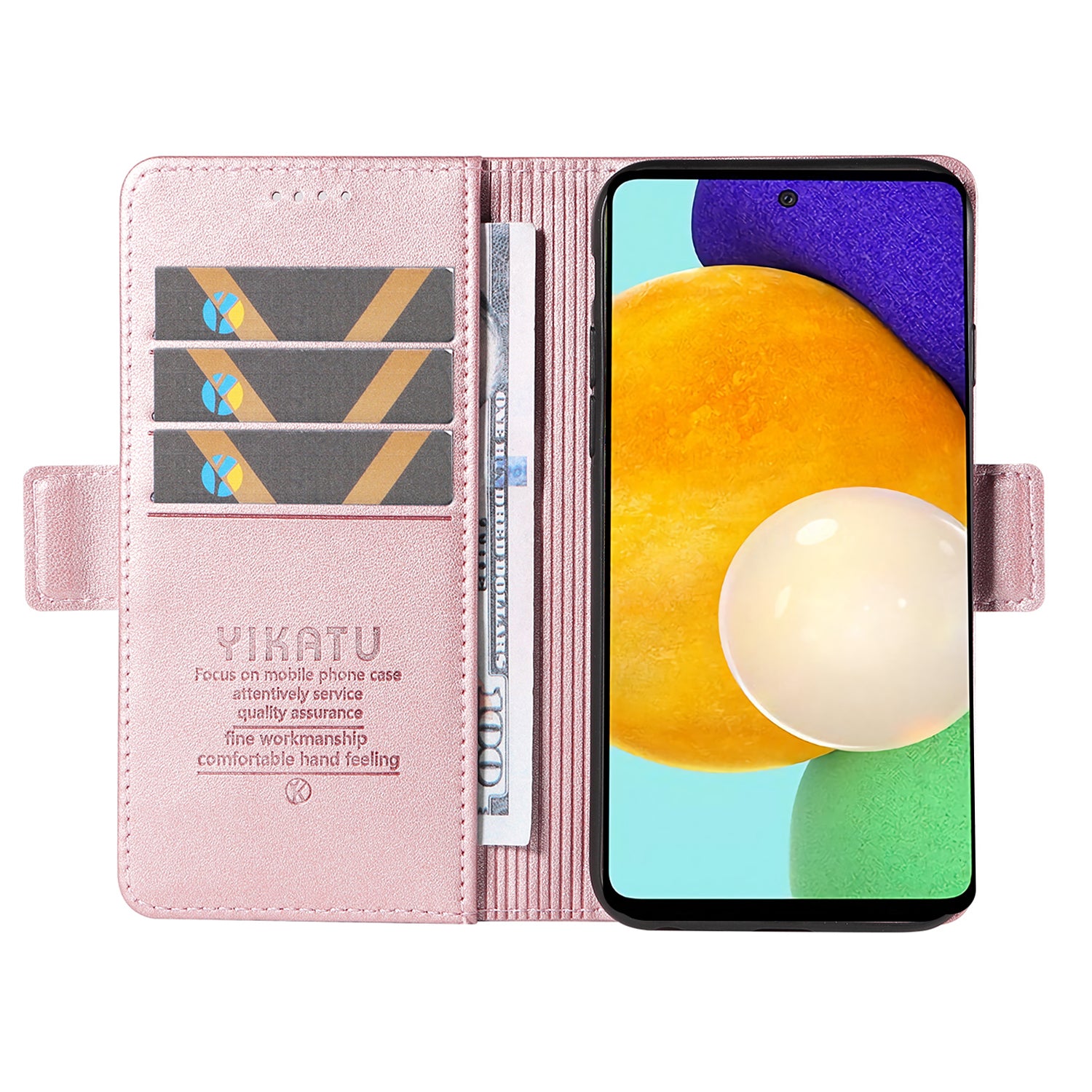 YIKATU YK-003 PU kožené pouzdro pro Samsung Galaxy A52 4G / 5G / A52s 5G Stojánek Peněženka Flip Kryt YIKATU YK-003 PU kožené pouzdro pro Samsung Galaxy A52 4G / 5G / A52s 5G Stojánek Peněženka Flip Kryt